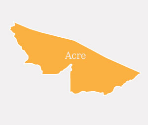 Mapa do estado do acre