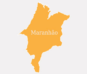 Mapa do estado do Maranhão